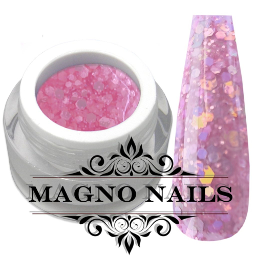 UV Gel - 5467 - Confetti Gel - Mermaid Rose